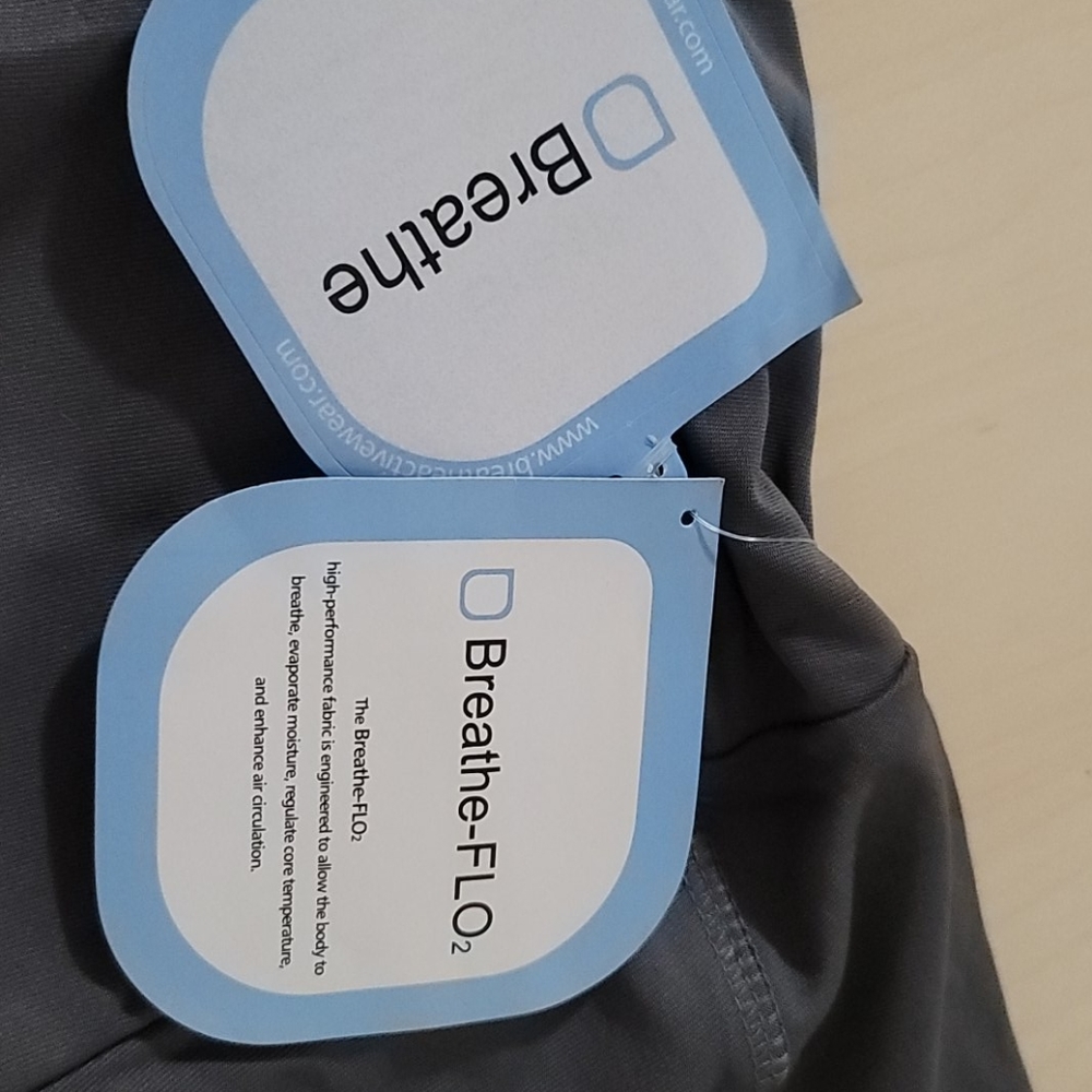 Gray Sport Wide Leg Capri Pants